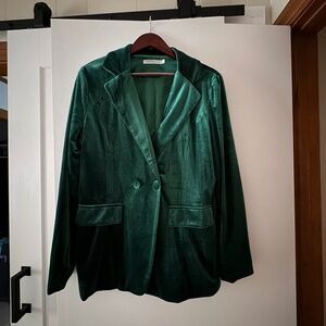 Velvet blazer